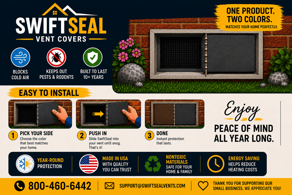 Swift Seal Foundation Vent Inserts/Covers