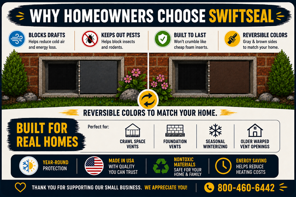 Swift Seal Foundation Vent Inserts/Covers